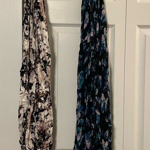 Floral Print Scarves Set